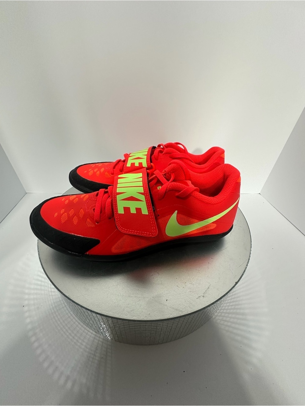 Nike Red and Neon Green Athletic Strap Sneakers size 5 - Picture 6 of 10